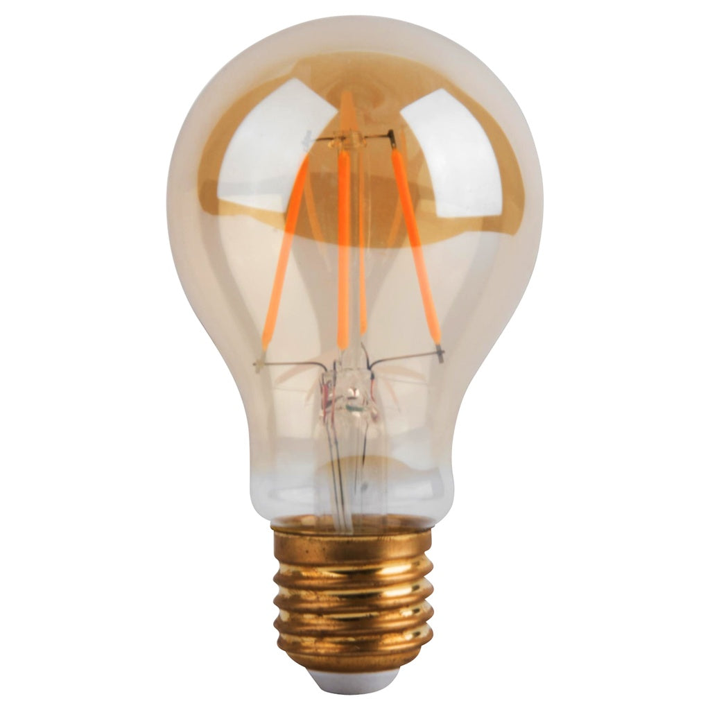 ampoule LED classique 8w E27 ambre