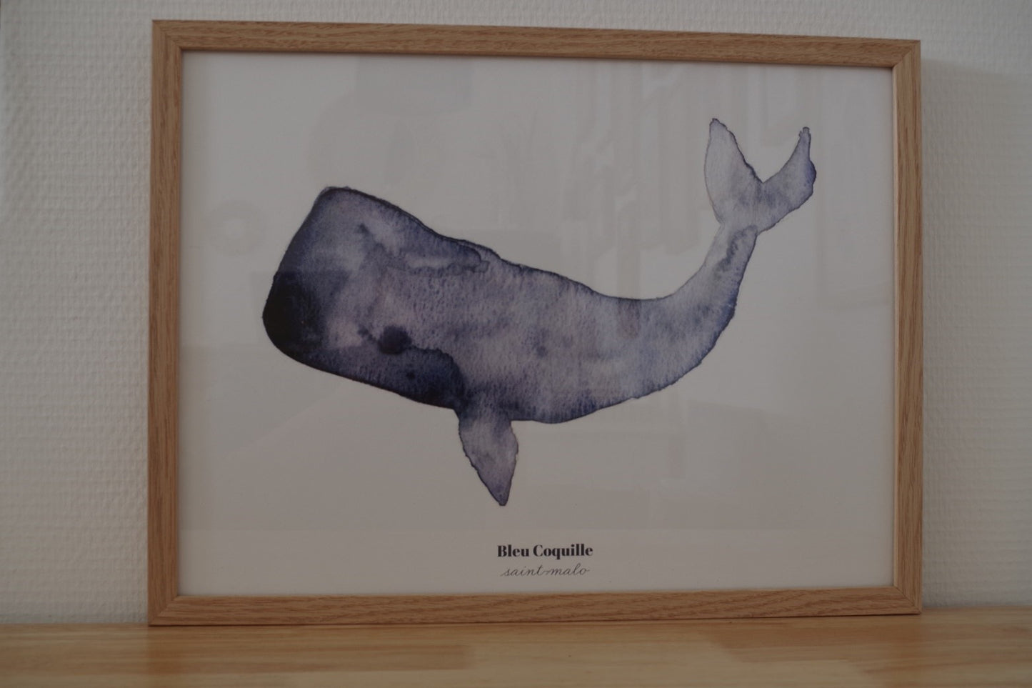 Affiche baleine 30x40
