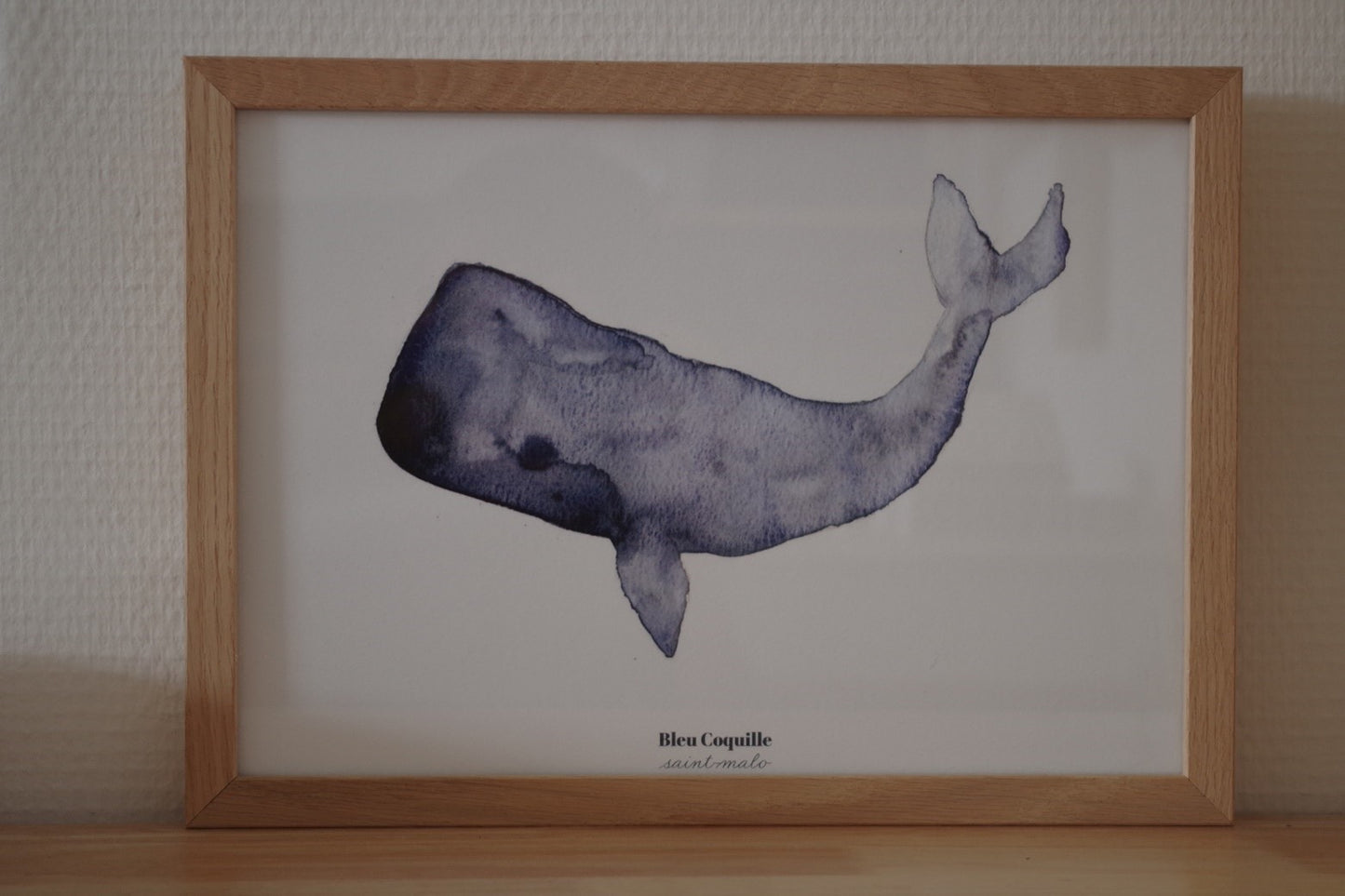 Affiche baleine A4